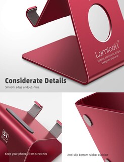 Foto 5 | Foto 5 | Soporte Para Teléfono Móvil Lamicall Cradle Holder Para Iphone Y Android - Venta Internacional.