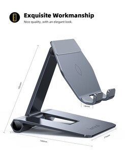 Foto 5 | Foto 5 | Soporte Para Teléfono Lamicall 2024 Ajustable Plegable De Aluminio Gris - Venta Internacional.