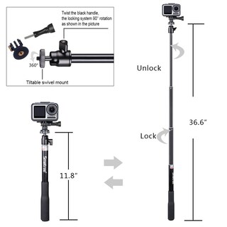 Foto 3 | Foto 3 | Palo Telescópico Para Selfies Con Trípode Smatree Para G*pro - Venta Internacional.