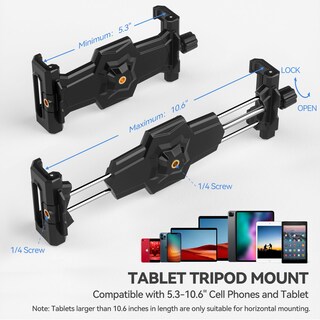 Foto 2 | Foto 2 | Adaptador De Montaje En Trípode Con Cabezal Esférico Para Ipad Y Teléfono - Venta Internacional.