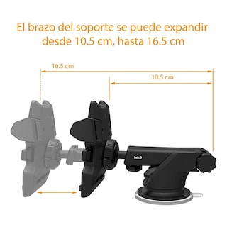 Foto 2 | Foto 2 | Soporte Porta Celular 360º Firme Auto Escritorio Lab.g Negro