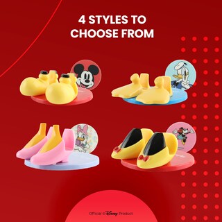 Foto 6 | Foto 6 | Soporte Para Teléfono Móvil Con Patas De Mickey Mouse De Disney Con Pegatina Roja - Venta Internacional.