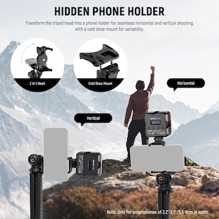 Foto 4 | Foto 4 | Trípode Neewer Flexible Tp34 Con Mando A Distancia Para Iphone Gopro Samsung - Venta Internacional.