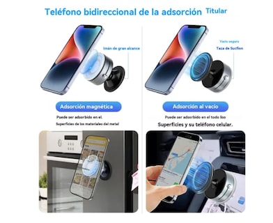 Foto 2 | Foto 2 | Soporte Xtellar Magnético Iman Celular Carro 360 Giratorio Gym Auto