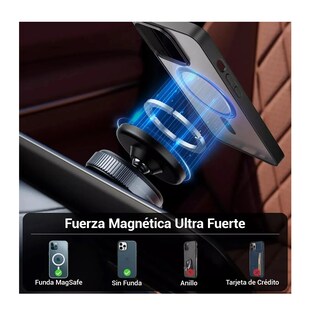 Foto 4 | Foto 4 | Soporte Para Celular Automóvil Succión Magnétic Negro