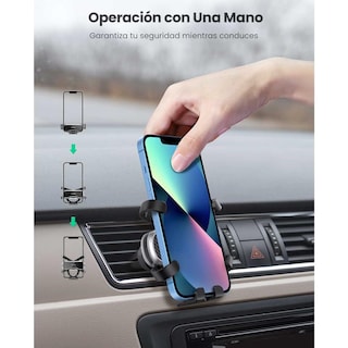 Foto 3 | Foto 3 | Soporte Ugreen Universal Gravity color Negro para Ventila de Auto