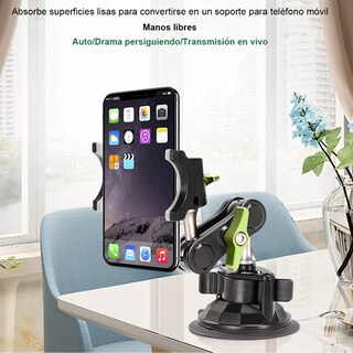 Foto 3 | Foto 3 | Soporte Universal Para Teléfono De Coche Estable Antichoque Eo Safe Imports Esi-10266 Negro