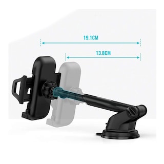 Foto 2 | Foto 2 | Soporte De Celular Para Auto Brazo Extensible Elegate Negro