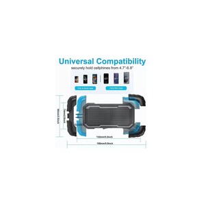 Foto 4 | Foto 4 | Soporte Para Celular Moto/bicicleta, Base Porta Teléfono360° Eo Safe Imports Esi-13608 Negro