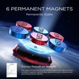 Foto 5 | Foto 5 | Soporte Magnético Para Teléfono De Coche Lisen, 6 Imanes Fuertes - Venta Internacional.