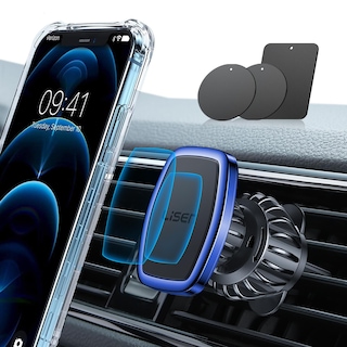 Foto 1 | Foto 1 | Soporte Para Teléfono Lisen Para Coche, Ultramagnético, 6 Imanes Fuertes, Color Azul - Venta Internacional.
