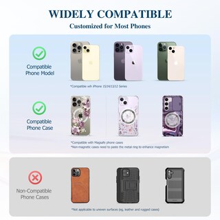 Foto 5 | Foto 5 | Empuñadura Magnética Para Teléfono Gviewin Compatible Con Magsafe Iphone Gold - Venta Internacional.