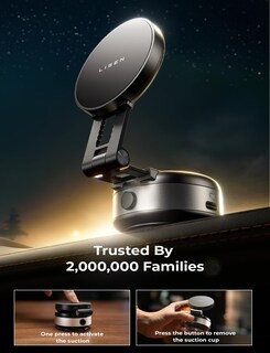 Foto 2 | Foto 2 | Soporte De Teléfono De Coche Lisen Con Succión Magnética Al Vacío Para Iphone - Venta Internacional.