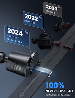Foto 3 | Foto 3 | Soporte Para Teléfono De Coche Lamicall 2025 Con Abrazadera Más Ancha Para Iphone - Venta Internacional.