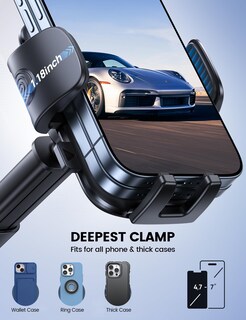 Foto 5 | Foto 5 | Soporte Para Teléfono De Coche Lamicall 3 En 1 Para Iphone 16 Y Más - Venta Internacional.