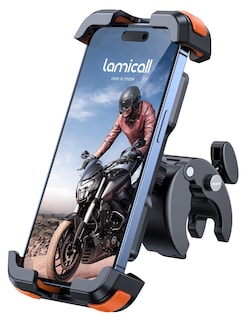 Foto 1 | Foto 1 | Soporte Para Teléfono Para Moto Lamicall, Color Naranja - Venta Internacional.