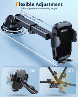 Foto 6 | Foto 6 | Soporte De Teléfono Humixx Para Coche, Universal, Manos Libres - Venta Internacional.