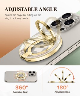 Foto 3 | Foto 3 | Soporte Magnético Para Anillo De Teléfono Compatible Con Magsafe, Gviewin - Venta Internacional.