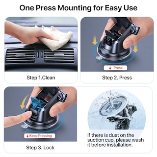 Foto 6 | Foto 6 | Soporte Para Teléfono De Coche Miracase 3 En 1 Para Iphone Samsung - Venta Internacional.