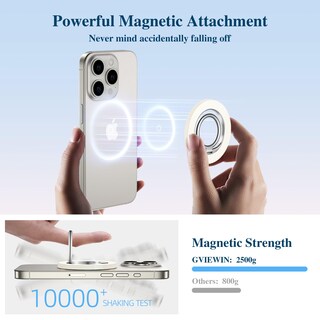 Foto 2 | Foto 2 | Empuñadura Magnética Para Teléfono Gviewin Compatible Con Magsafe Para Iphone - Venta Internacional.