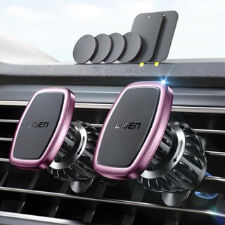 Foto 1 | Foto 1 | Soporte Magnético Para Teléfono Lisen Para Coche, Paquete De 2 (rosa) - Venta Internacional.