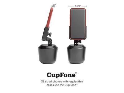 Foto 7 | Foto 7 | Soporte Para Teléfono Weathertech Cupfone Con Pomos De Aluminio Tipo Billet - Venta Internacional.