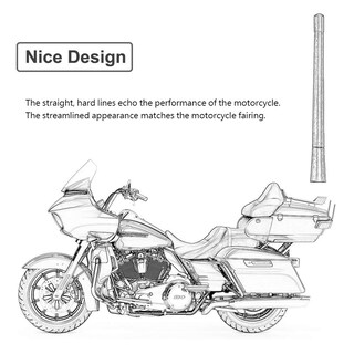 Foto 4 | Foto 4 | Antena De Moto De Repuesto Ba-boling De 7 Pulgadas Para Harley D - Venta Internacional.