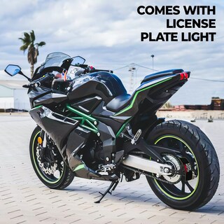 Foto 6 | Foto 6 | Soporte Universal Para Matrícula De Moto Kemimoto, Negro - Venta Internacional.