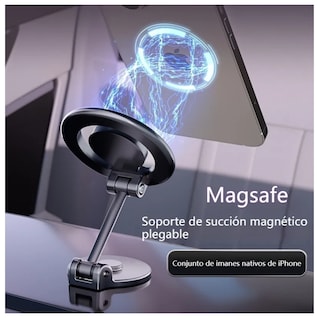 Foto 4 | Foto 4 | Soporte De Celular Magnético Para Auto Magsafe De 360° Negro
