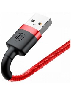 Foto 3 | Foto 3 | Cable Lightning Baseus color Negro Reforzado de Carga Rápida y Uso Rudo 1 m