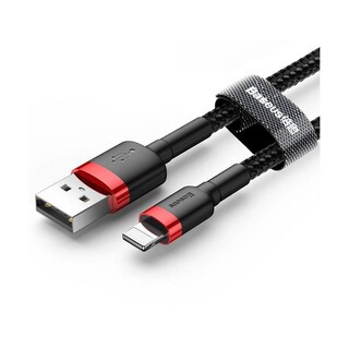Foto 3 | Foto 3 | Cable Lightning 3 metros Reforzado Carga Rápida Uso Rudo Baseus color Negro
