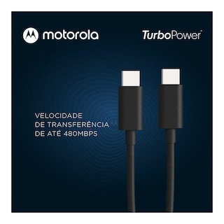 Foto 3 | Foto 3 | Cable Tipo C Motorola Negro de 1 M