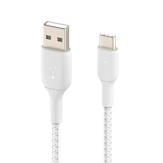 Foto 3 | Foto 3 | Cable Trenzado Usb-c a Usb A Belkin Blanco 2m