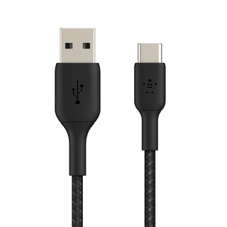 Foto 1 | Foto 1 | Cable Trenzado Usb-c a Usb-a Belkin Negro 2m