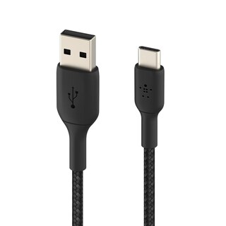 Foto 2 | Foto 2 | Cable Trenzado Usb-c a Usb-a Belkin Negro 2m