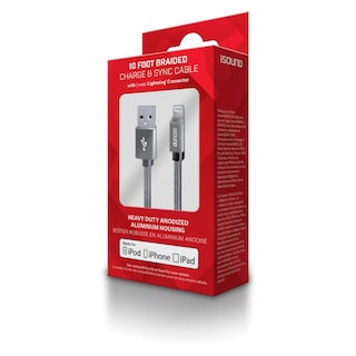 Foto 5 | Foto 5 | Kit de2 Cables Usb a Lightning iSound 3m