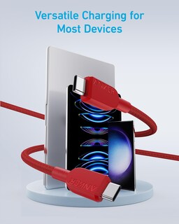 Foto 3 | Foto 3 | Cable USB-C a USB-C Anker 240 W Carga Rápida 10 Pies Rojo Paquete de 2 - Venta Internacional