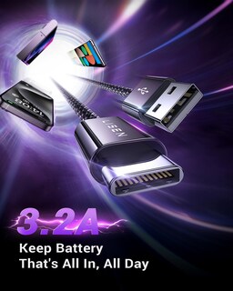 Foto 3 | Foto 3 | Cable Usb Tipo C Lisen Para Samsung Carplay Iphone 15 Pro Max - Venta Internacional.