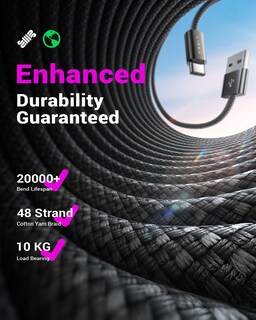 Foto 6 | Foto 6 | Cable Usb Tipo C Lisen Para Samsung Carplay Iphone 15 Pro Max - Venta Internacional.