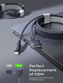 Foto 2 | Foto 2 | Cable Usb C A Magnético Lisen De 140 W Para Macbook Charger De 2 M - Venta Internacional.