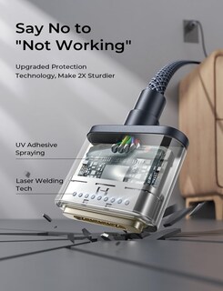 Foto 6 | Foto 6 | Cable Usb C A Magnético Lisen De 140 W Para Macbook Charger De 2 M - Venta Internacional.