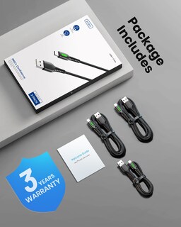 Foto 6 | Foto 6 | Cable Usb A Usb C Iniu, 3 Paquetes De 3,1 A, Carga Rápida De 2 M+0,5 M - Venta Internacional.