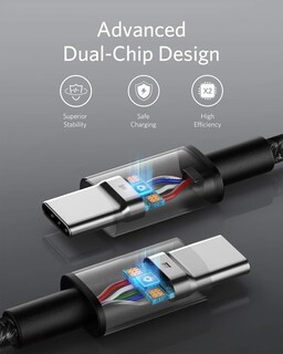 Foto 3 | Foto 3 | Cable Usb C A Usb C Anker Usb 2.0 De Carga Rápida, 100 W, 6 Pies - Venta Internacional.