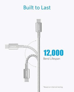 Foto 5 | Foto 5 | Cable Usb C A Usb C Anker, 10 Pies, 100 W, Carga Rápida, Rojo, Paquete De 2 - Venta Internacional.