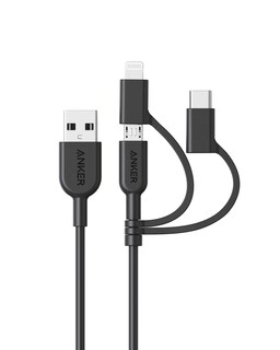 Foto 1 | Foto 1 | Cable Anker Powerline Ii 3 En 1 Lightning/tipo C/micro Usb De 1 M - Venta Internacional.