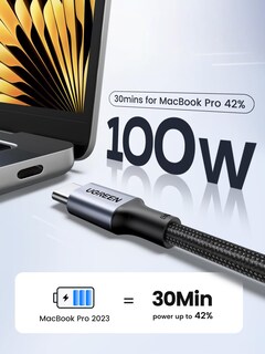 Foto 2 | Foto 2 | Cable Usb Ugreen de 100 w-Venta Internacional