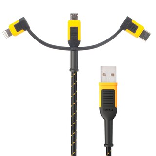 Foto 1 | Foto 1 | Cable De Carga Dewalt Combo 3 En 1 Reforzado De 6 Pies Para Android - Venta Internacional.