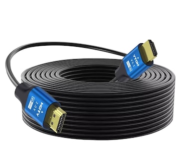 Foto 1 | Foto 1 | Cable 10 Metros 4k Blindado Uso Rudo Alta Calidad Negro Azul