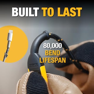 Foto 7 | Foto 7 | Cable Usb C Dewalt Premium De Nailon Trenzado Usb A A Tipo C Negro - Venta Internacional.