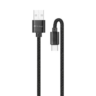 Foto 1 | Foto 1 | Cable Trenzado De Carga Rápida Usb A A  Tipo C 2m Negro D-bugg